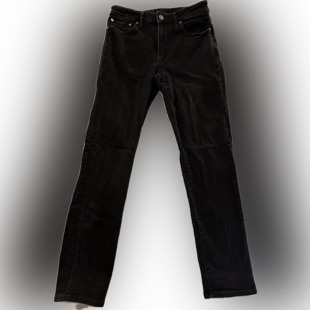 Men’s American Eagle black denim jeans size 30 x 32 air flex super stretch